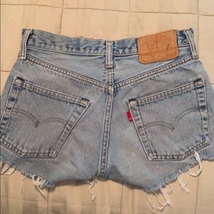 Levi's Shorts - Levi’s high rise distressed shorts Levi's Shorts - Levi’s high rise distressed shorts